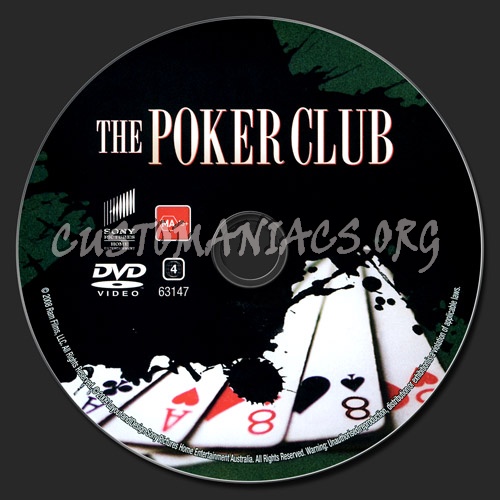 The Poker Club dvd label