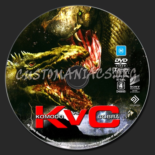 Komodo vs Cobra dvd label