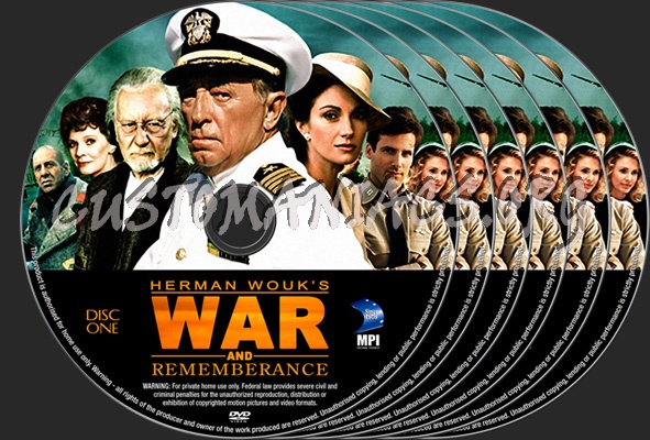 War and Remembrance dvd label