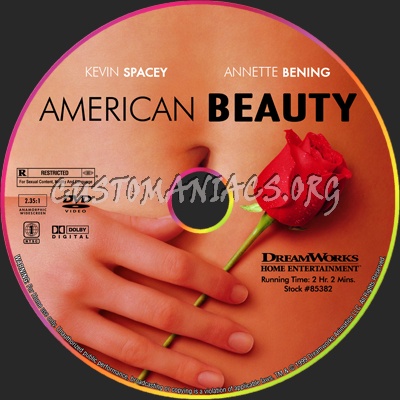 American Beauty dvd label