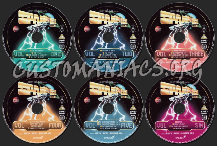 Space 1999 - Year Two dvd label