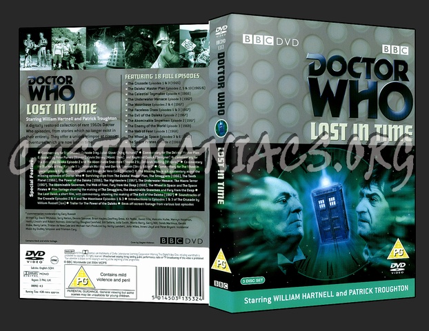 Doctor Who Lost In Time dvd cover