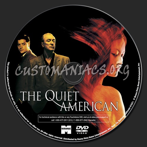 The Quiet American dvd label