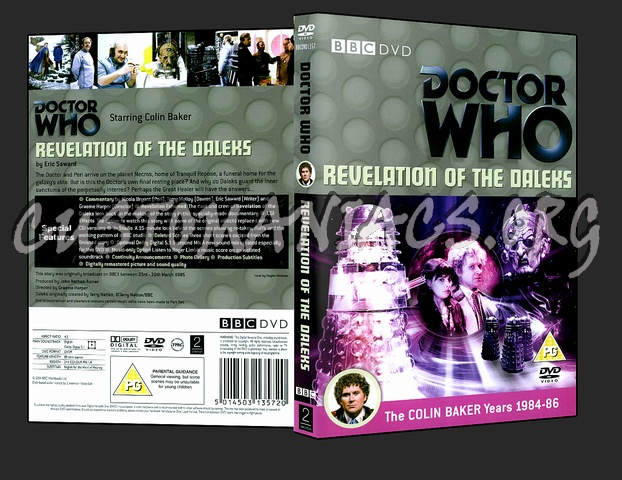 Doctor Who Revelation Of The Daleks dvd cover