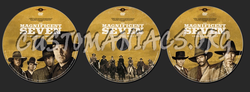The Magnificent Seven Season 2 dvd label
