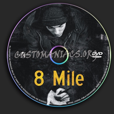 8 Mile dvd label