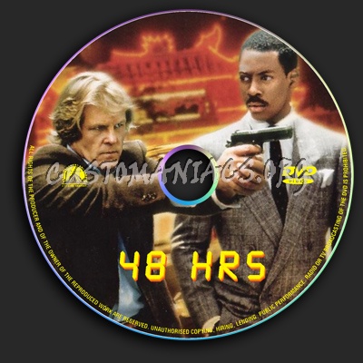 48 Hrs dvd label