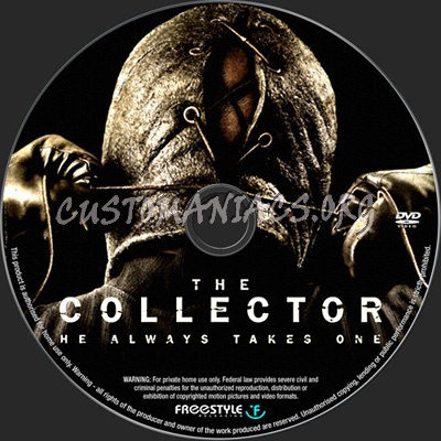 The Collector dvd label