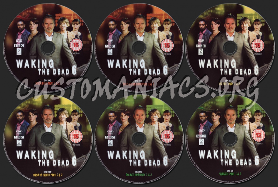 Waking the Dead Season 6 dvd label