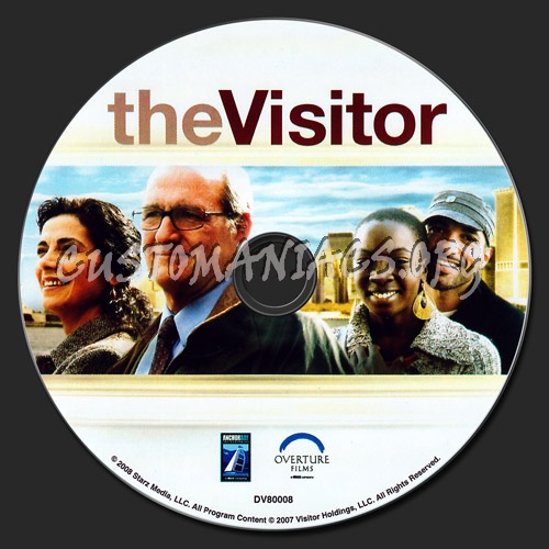 The Visitor dvd label