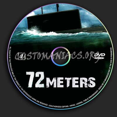 72 Meters dvd label