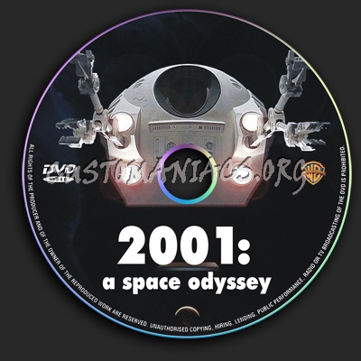2001 - A Space Odyssey dvd label