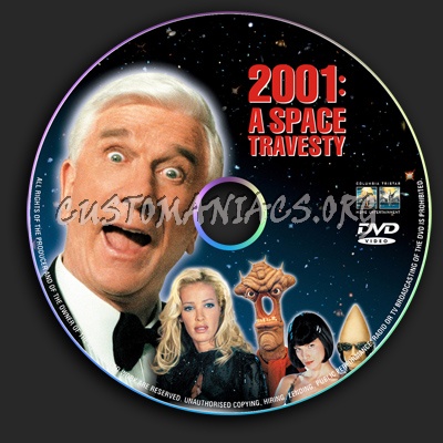 2001 A Space Travesty dvd label