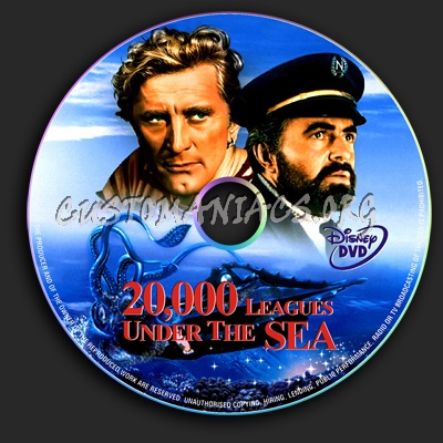 20000 League Under the Sea dvd label