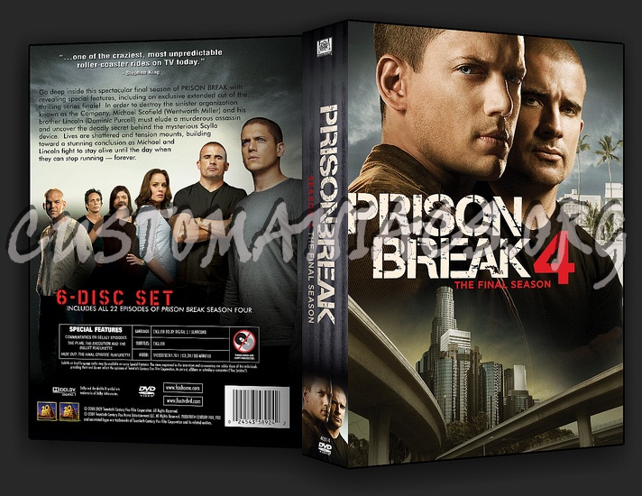 Prison Break Season 4 dvd cover