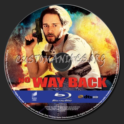 No Way Back blu-ray label