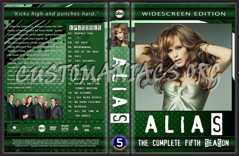 Alias Complete Series dvd cover