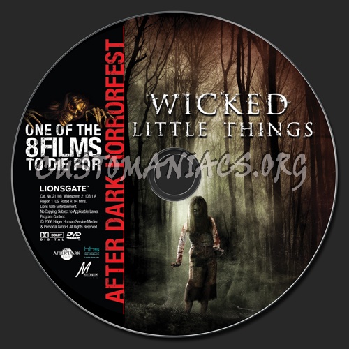 Wicked Little Things dvd label