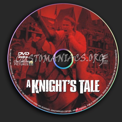 A Knight's Tale dvd label