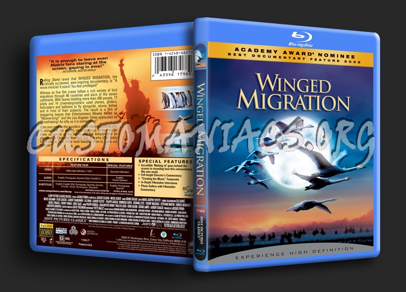 Winged Migration blu-ray cover