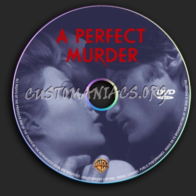 A Perfect Murder dvd label