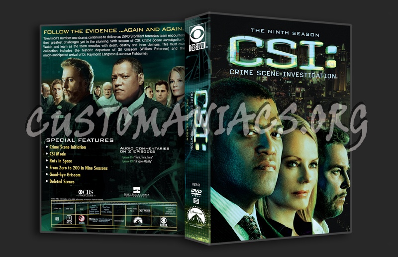 CSI Season 9 dvd cover