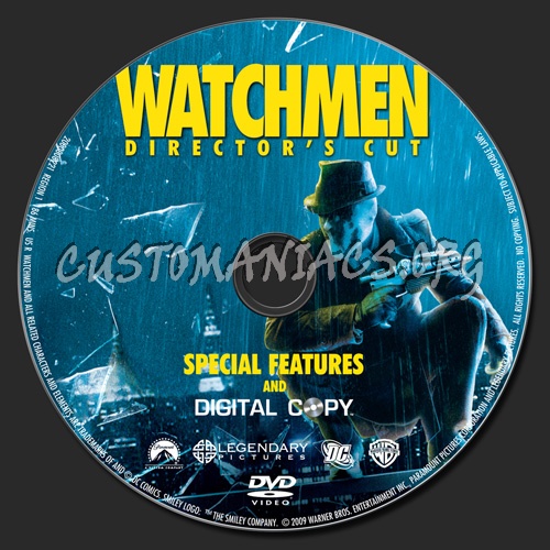 Watchmen (Director's Cut) dvd label