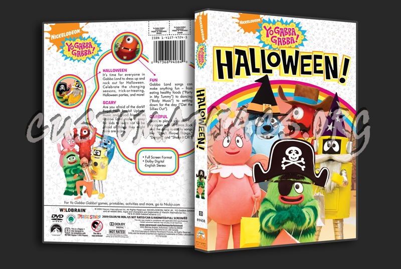 Yo Gabba Gabba!  Halloween! dvd cover