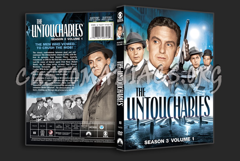 The Untouchables Season 3 Volume 1 dvd cover