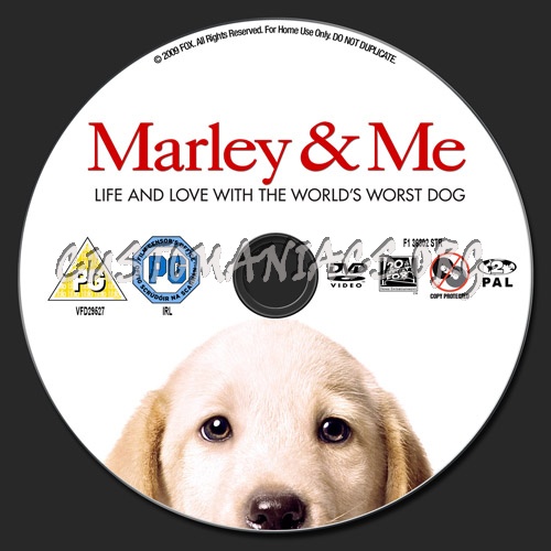 Marley & Me dvd label