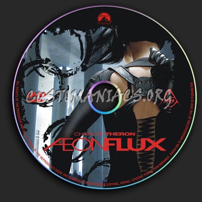 Aeon Flux dvd label