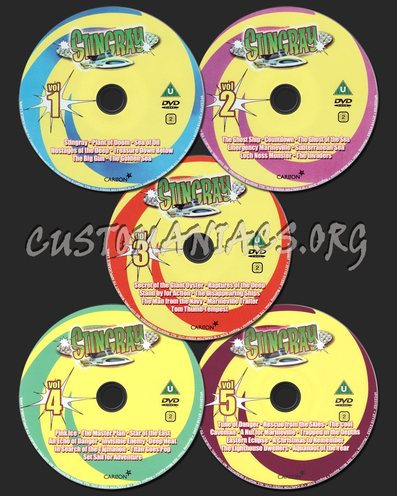 Stingray dvd label