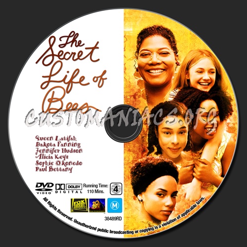 The Secret Life Of Bees dvd label