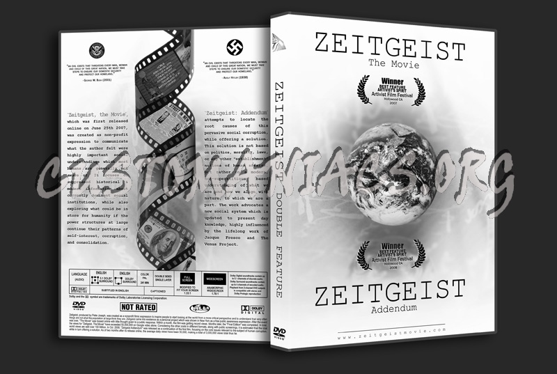 Zeitgeist Double Feature dvd cover