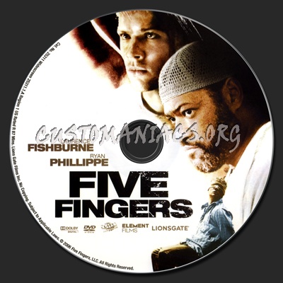 Five Fingers dvd label