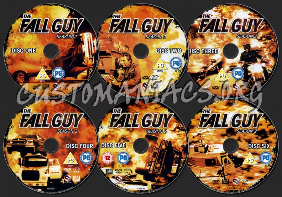 The Fall Guy Season 2 dvd label