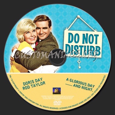 Do Not Disturb dvd label