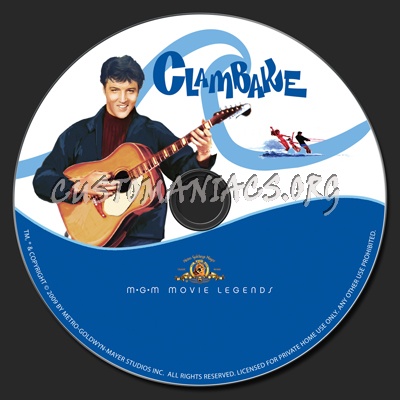 Clambake dvd label