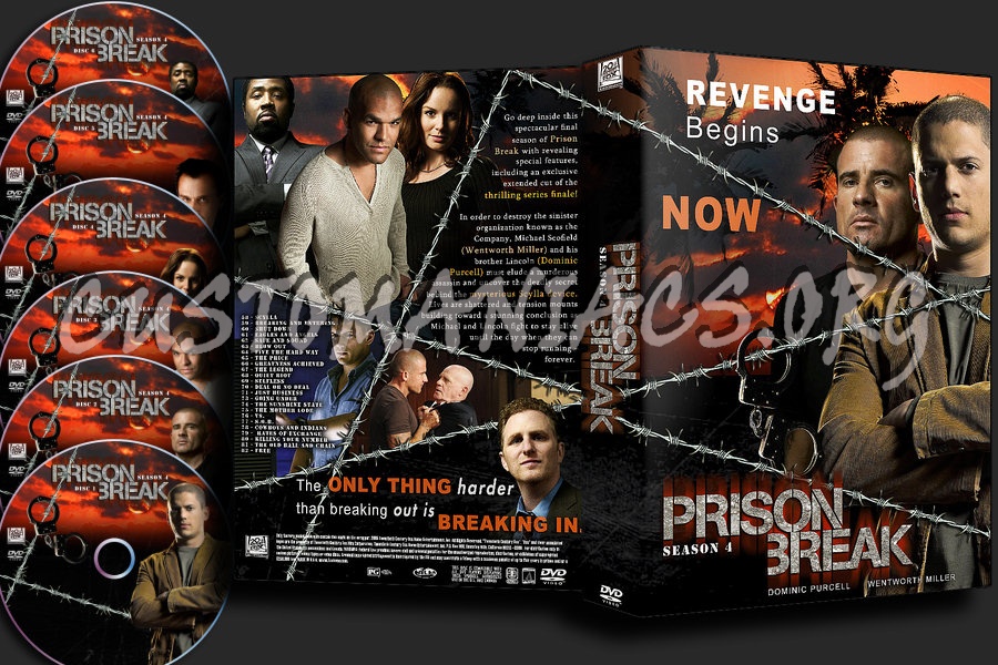 Prison Break Season 4 dvd cover