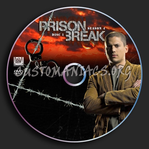 Prison Break : Season 4 : Disc 1 dvd label