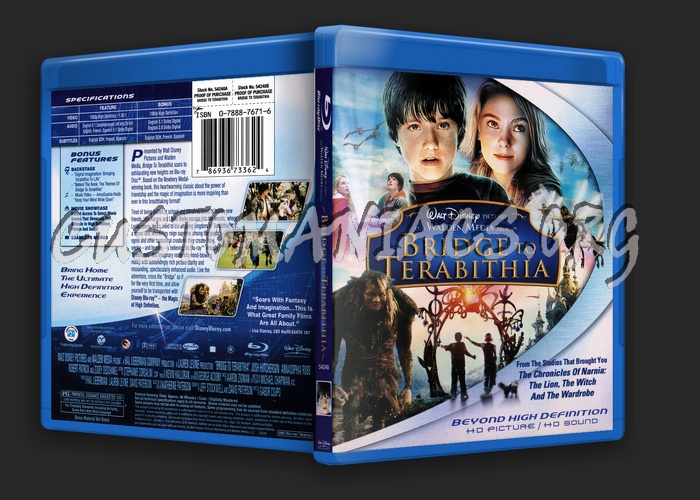 Bridge to Terabithia blu-ray cover