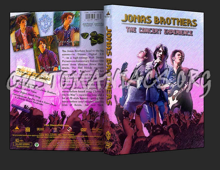 Jonas Brothers The Concert Experience dvd cover