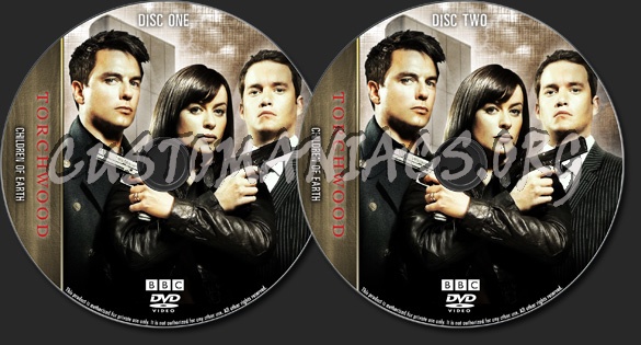 Torchwood - Children Of Earth - TV Collection dvd label