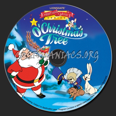 O' Christmas Tree dvd label