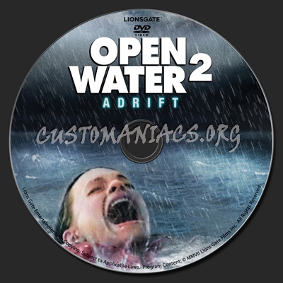 Open Water 2 dvd label