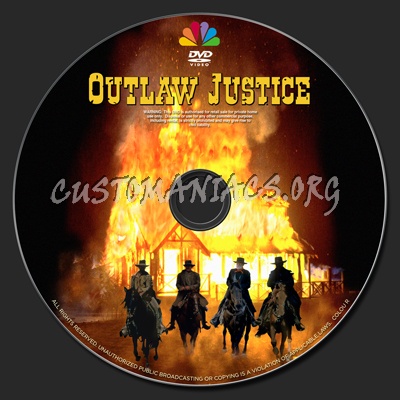 Outlaw Justice. dvd label