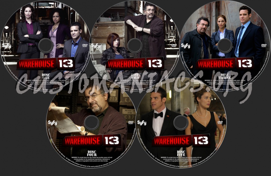 Warehouse 13 dvd label
