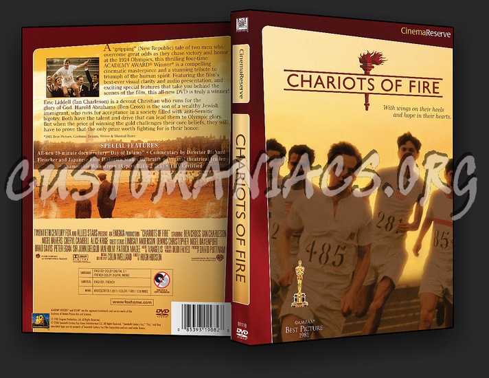 Chariots of Fire dvd cover