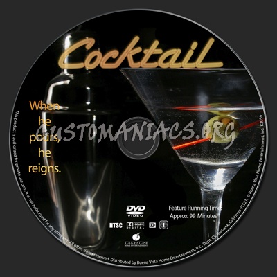 Cocktail dvd label