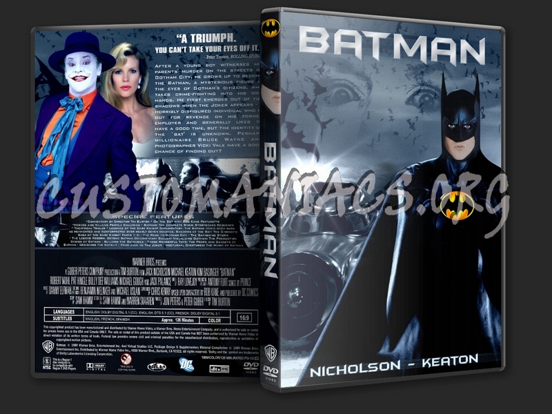Batman (1989) dvd cover